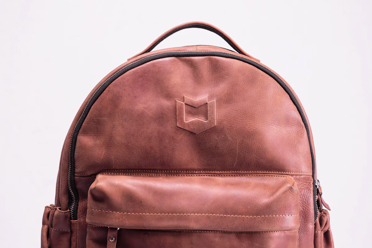 Wickelrucksack mit Babysachen