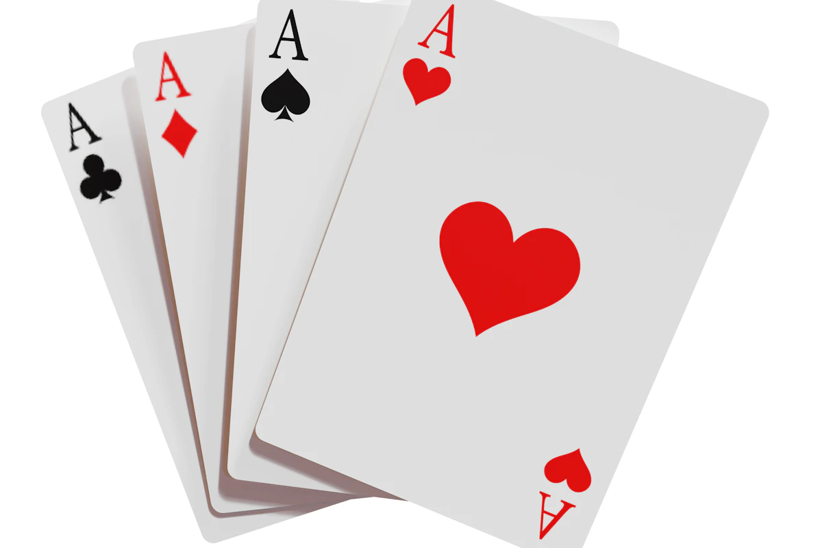 Spielkarten auf dem Tisch
