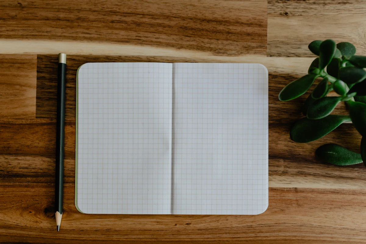 Notizbuch mit Stift